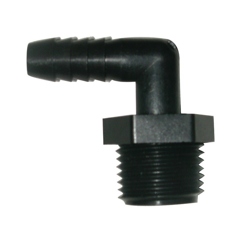 RACCORD COUDE 90° CANNELE Ø 9,52 MM MALE 1/2 EVERFLO