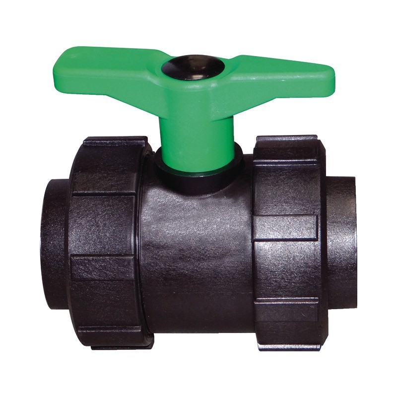 VANNE POLYPRO 2 VOIES F/F 3/4   SAFI