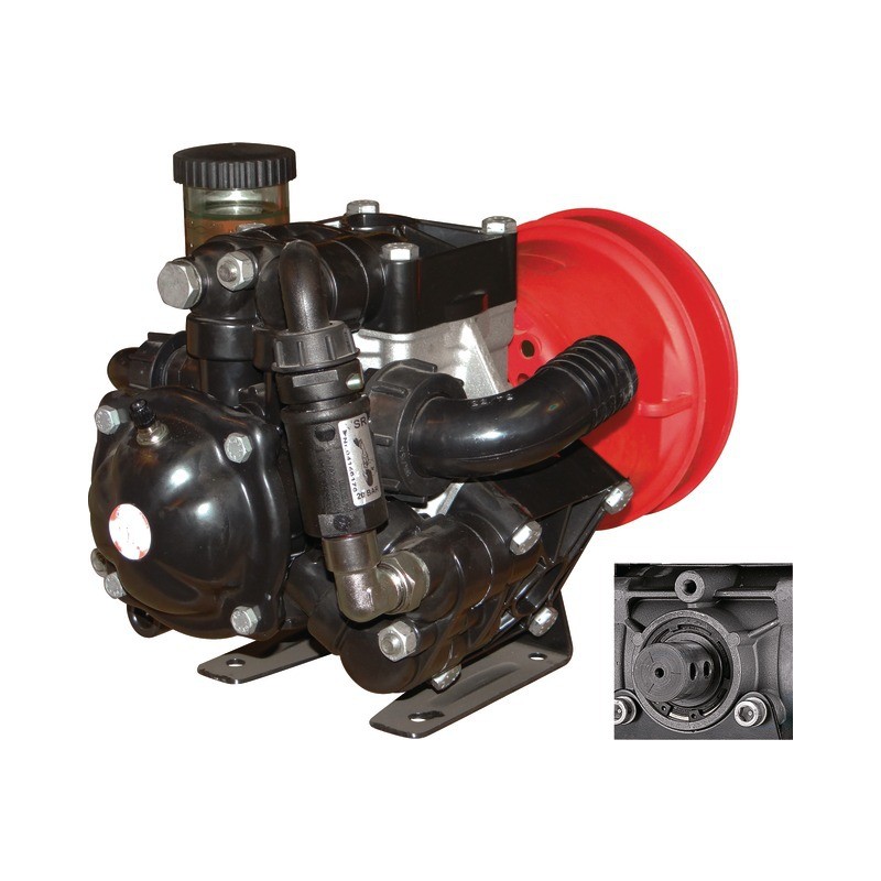 POMPE PULVERISATEUR BASSE PRESSION ANNOVI 115BPSP 3 PISTONS 107,9 L/MIN 20 BAR ARBRE ROND 35MM