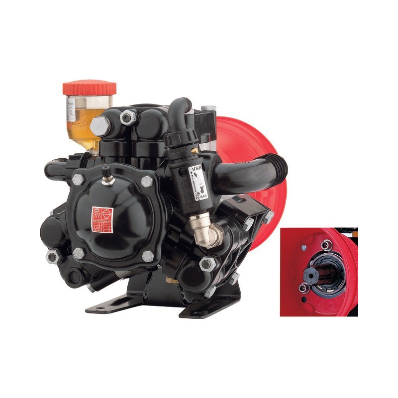 POMPE PULVERISATEUR BASSE PRESSION ANNOVI 135BPC 3 PISTONS 128 L/MIN 20 BAR ARBRE SIMPLE 1''3/8Z6