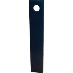 LAME DE GYROBROYEUR 80X12X450 Ø35 MM PLATE REVERSIBLE TYPE QUIVOGNE