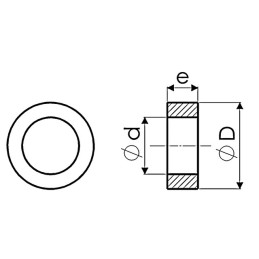 Bague entretoise 20x35x15 adaptable Gyrax