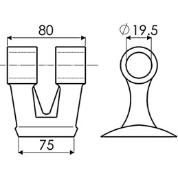 MARTEAU DE BROYEUR 80-075 R065 D19,5
