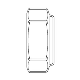 ECROU NYLSTOP DE DIAMETRE 14MM