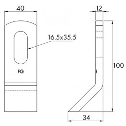 FLEAU CUILLERE FG100.40.12 TYPE NICOLAS-NOREMAT