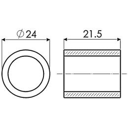 Bague entretoise FG 24X16,5X21,5 mm