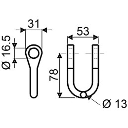 MANILLE D14 TYPE  BERRY