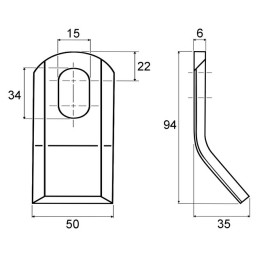 FLEAU ADAPTABLE SMA 50X6