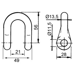 MANILLE DIA 14 PR FLEAU 50E6