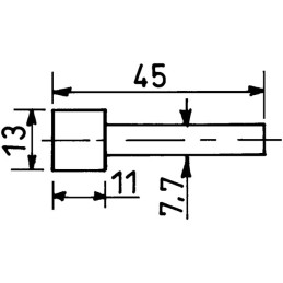 VERROUILLAGE BOUTON POUSSOIR 1''3/8