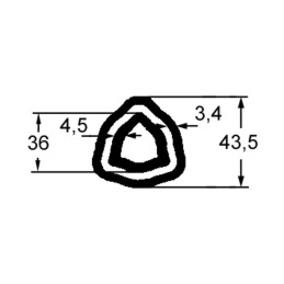 TRANSMISSION CR27X74,6 LG1410 CT 1"3/8 6C - CM ALESAGE 35 CL10