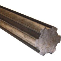 ARBRE CANNELE 6C 1''3/8 LG 1M