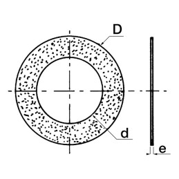 DISQUE DE FRICTION 122X67X3 MM DIDOT JEU DE 4