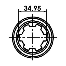 MACHOIRE 1"3/8 6C CR30,2X92 VR