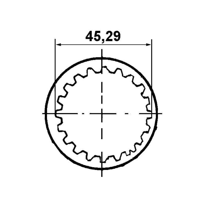 MACHOIRE 1"3/4 20C CR34,9X106,5 VR
