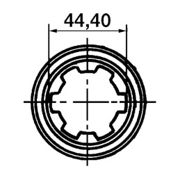 MACHOIRE 1''3/4 6C CR30,2X92 VR