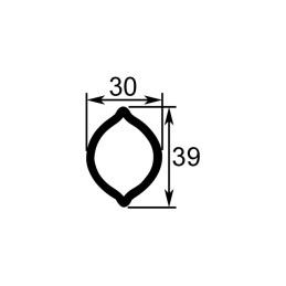 TUBE CITRON EXT OA 30X39X2,8 LG3000