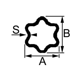 TUBE ETOILE  EXT S5 47X61 LG3000
