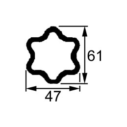 TUBE ETOILE EXT S5 47X61 LG1000