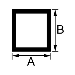 TUBE RECTANGLE 32,2X35,4 LG1000