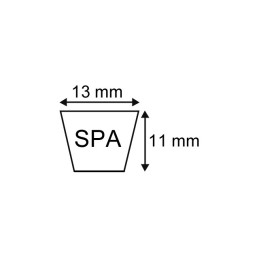 COURROIE SPA1700 - 13X11X1700