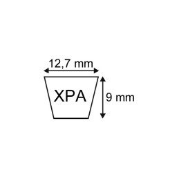 COURROIE XPA1532 - 12,7X09X1532
