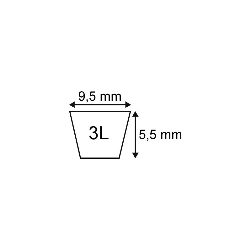 COURROIE PLATINIUM TYPE 3L19