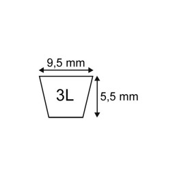COURROIE PLATINIUM TYPE 3L46