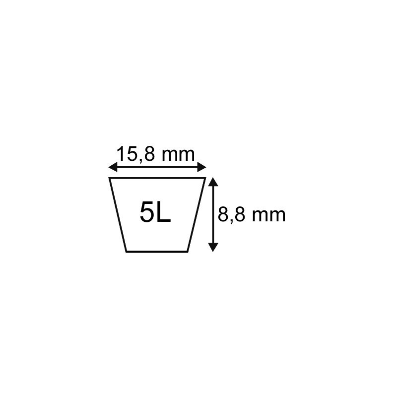 COURROIE PLATINIUM TYPE 5L42