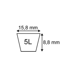 COURROIE PLATINIUM TYPE 5L58