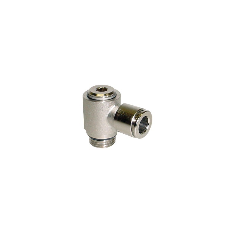 EQUERRE MALE ORIENTABLE CYLINDRIQUE D6-G1/4"