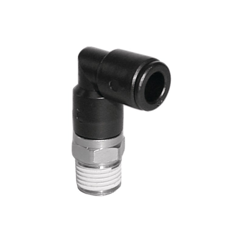 EQUERRE MALE ORIENTABLE CONIQUE RALLONGE D6-G1/4"