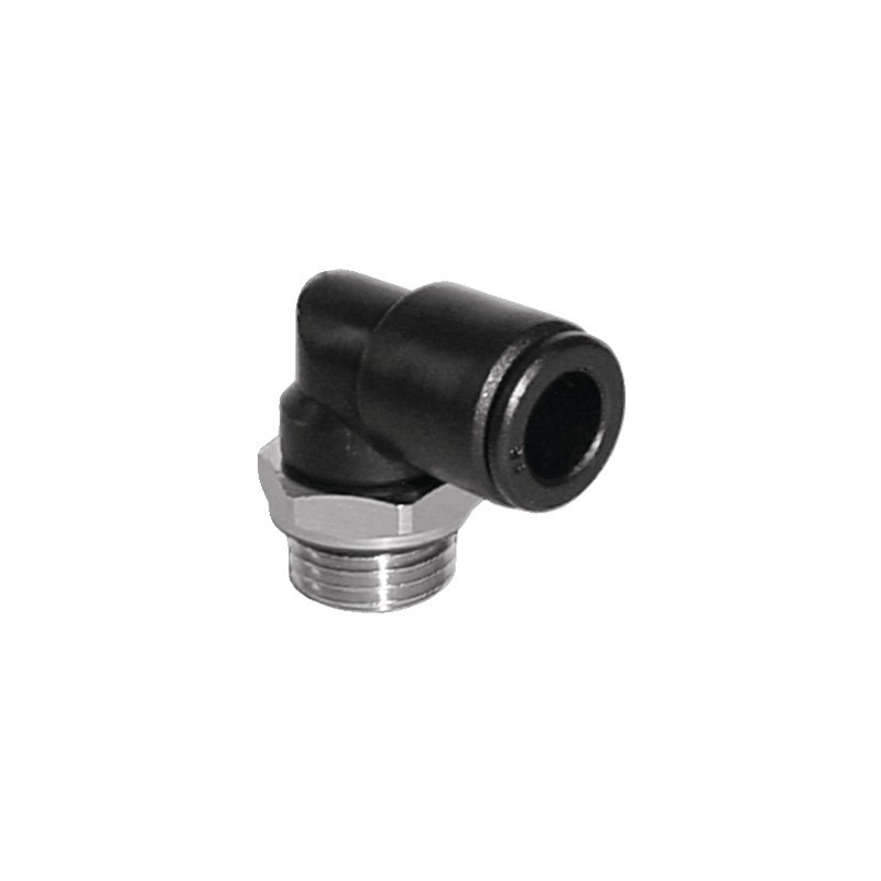 EQUERRE MALE ORIENTABLE CYLINDRIQUE D8-G1/8"