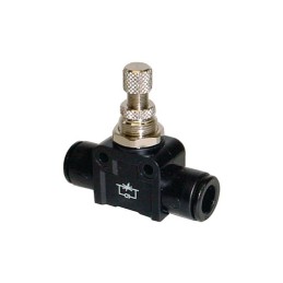 REGULATEUR DE DEBIT RACCORD AUTOBLOQUANT UNIDIRICTIONNEL D4-D4