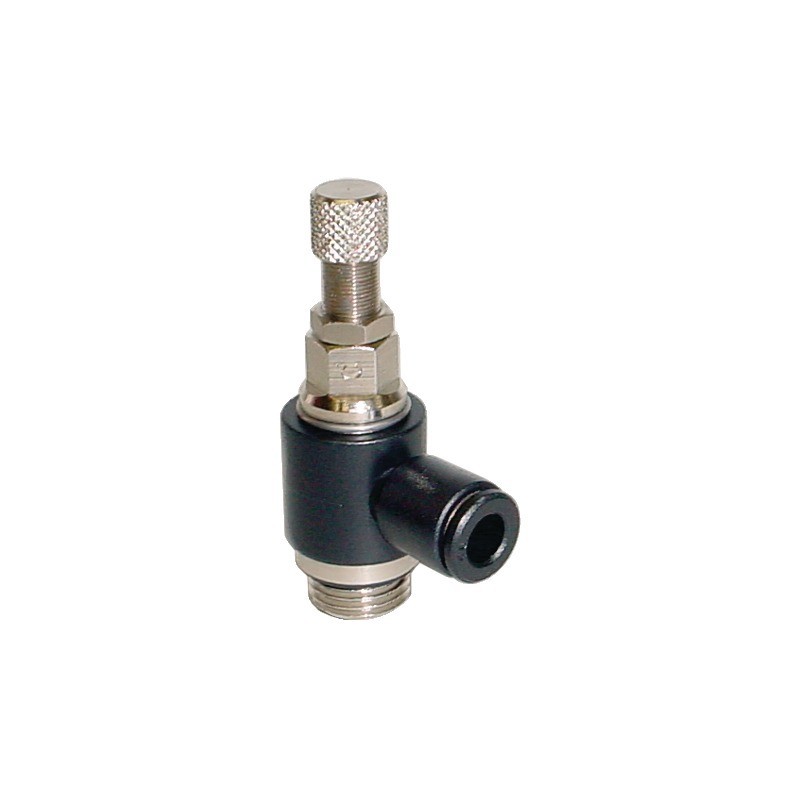 REGULATEUR DE DEBIT D8-G1/8" CYLINDRIQUE ORIENTABLE