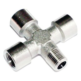 CROIX CONIQUE INEGALE F/F/F/M G1/4"