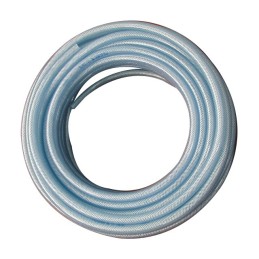 TUBE PVC ARME TRANSPARENT ALIMENTAIRE 7x13 MM 15 BAR