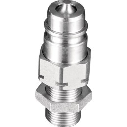 COUPLEUR RAPIDE À CLAPET PASSE CLOISON M 22X1,5 IS0 A