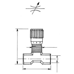 LIMITEUR DE DEBIT BIDIRECTIONNEL 3/8" REGLABLE