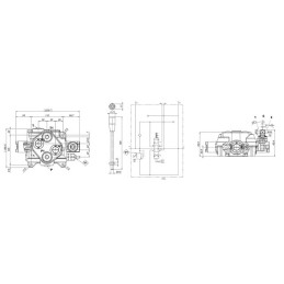 DISTRIBUTEUR MONOBLOC 90LT DOUBLE EFFET 1 LEVIER