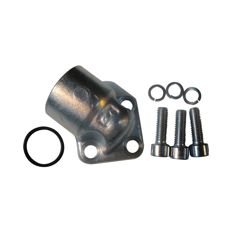 BRIDE FONTE COUDEE ZINGUEE 90ø 1/2x30