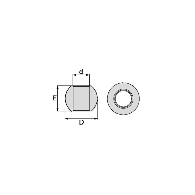 ROTULE RENFORCEE INFERIEURE CATEGORIE 3 37X64 LG 45MM