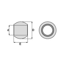 ROTULE RENFORCEE SUPERIEURE CATEGORIE 3 32X60 LG 51MM