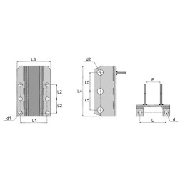 CHAPE DE BARRE DE POUSSEE POUR MICRO TRACTEUR KUBOTA