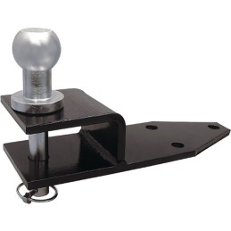 CHAPE D'ATTELAGE MIXTE AVEC ROTULE POUR MICRO TRACTEUR LG295MM