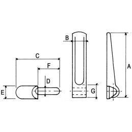 CHARNIERE DE RIDELLE DIA 11 COMPLETE