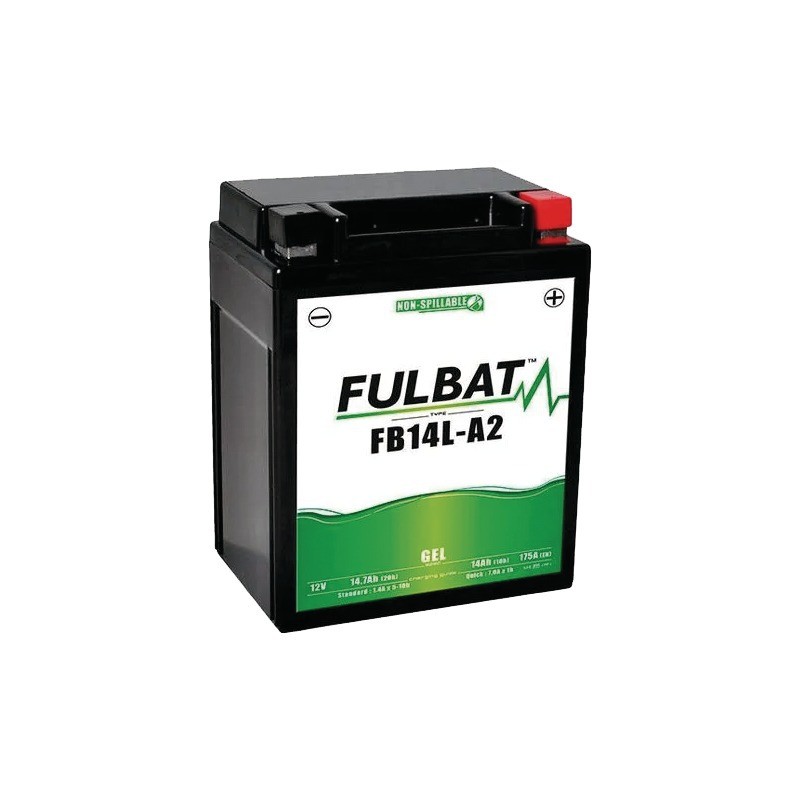 BATTERIE GEL TYPE 12N14-3A (+ A DROITE)