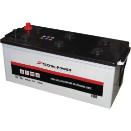 BATTERIE 12V-180AH DECHARGE LENTE TECHNI-POWER