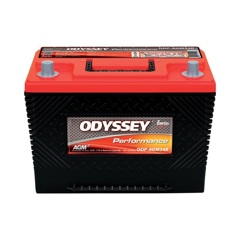 BATTERIE 12V 61AH 792A + A DROITE ODYSSEY ODP-AGM34R