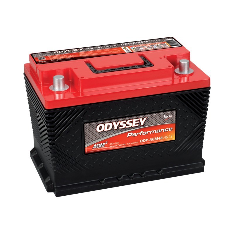 BATTERIE 12V 69AH 720A +A DROITE ODYSSEY ODP-AGM48 H6 L3